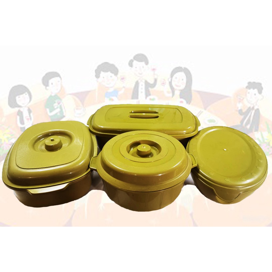 1 set (4 kinds) Large Yellow Food Keeper