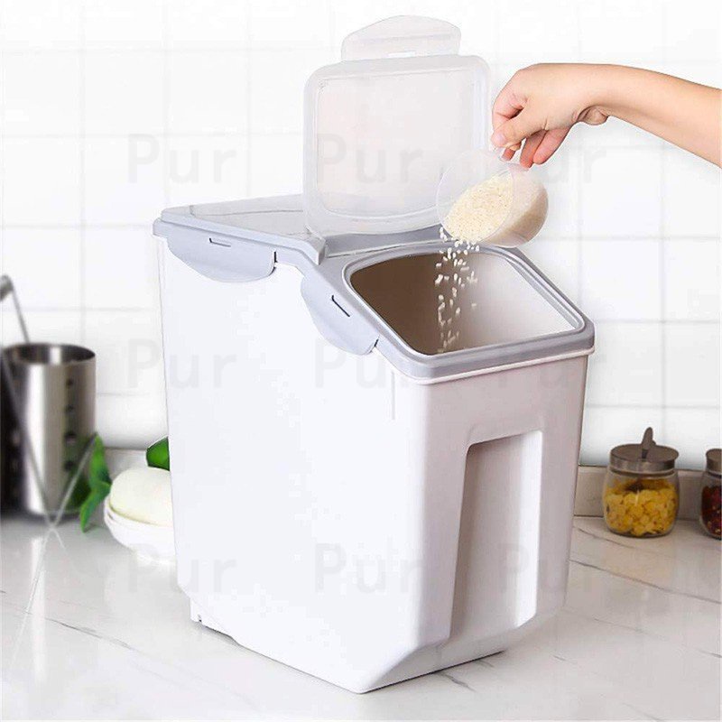 25kg rice dispenser Insect Proof moisture-proof Home rice storage