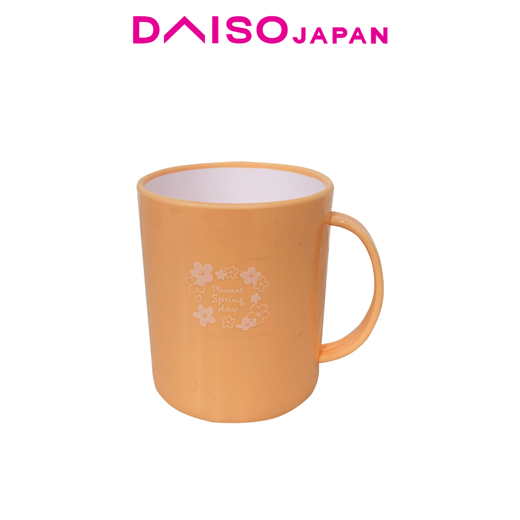 Daiso Cherry Blossom Plastic Mug (400ml)