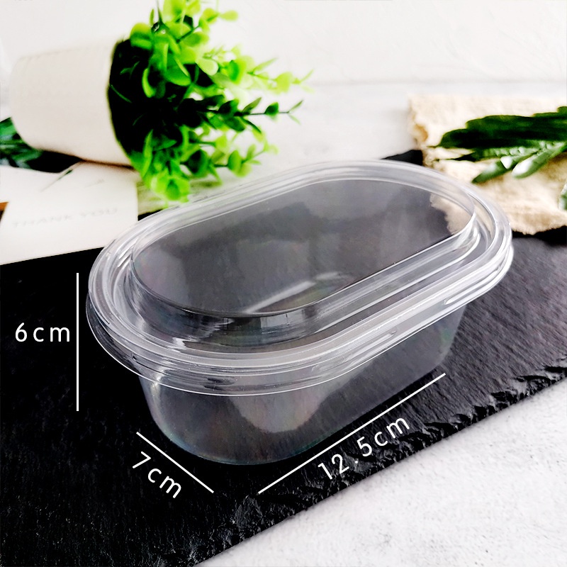 Clear Plastic Oval Containers